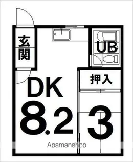 ハイツ坂本【2階】の間取り